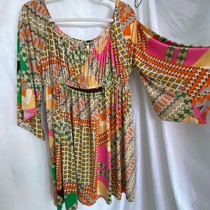 Uncle Frank Boho Mini dress large